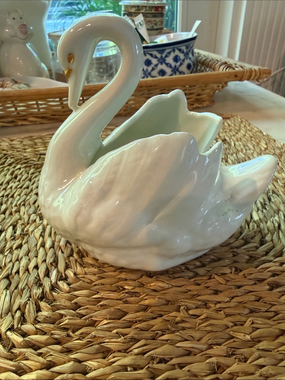 Swan Trinket Dish.